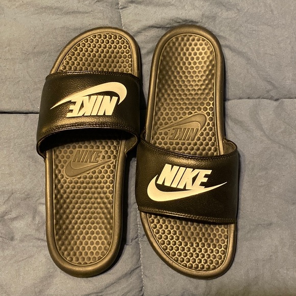 Nike Shoes Nike Slides Black Mens Poshmark
